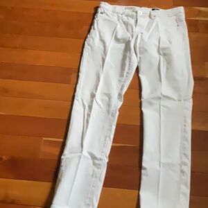 White pair of jeans, two pockets, Adriano